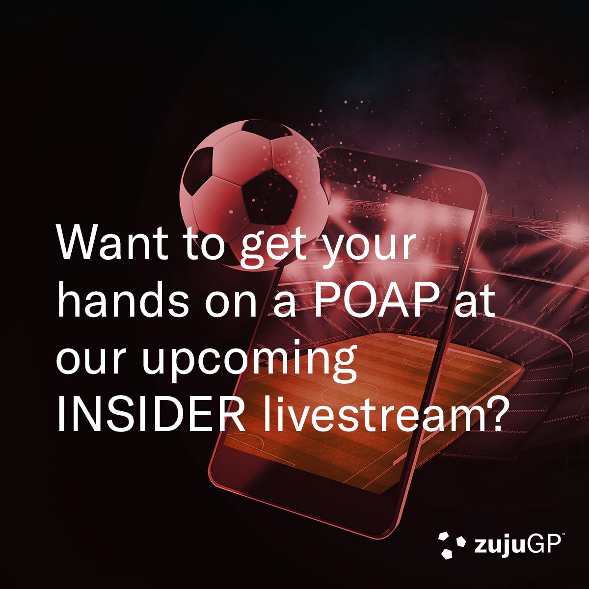 Join ZujuGP's Facebook LIVE events featuring Man Utd legends on 1 and 2 Dec at 5.30pm (UTC+8). Claim exclusive event POAPs - only 1000 will be issued - during each livestream! 