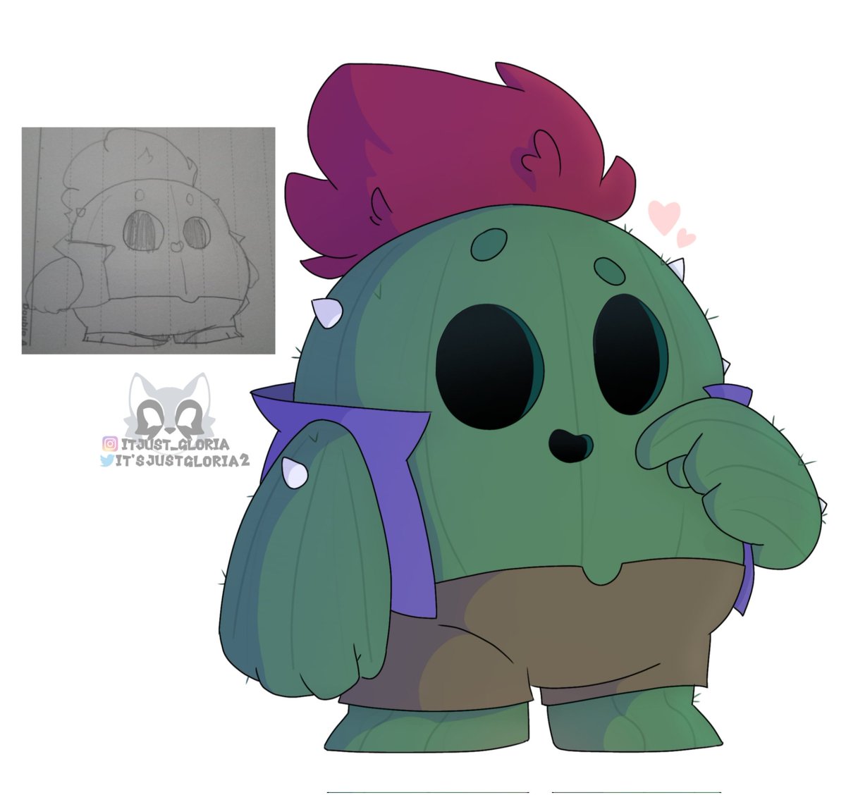 ItsJustGloria2's tweet photo. @A_Girl_Artist69
Booor He looks so cute in your style so ... 👉👈😳💕
#BrawlStars #BS #BrawlStarsArt #brawlstarsfanart #brawlstarsspike #CuteCactus https://t.co/KYBCU55FAm