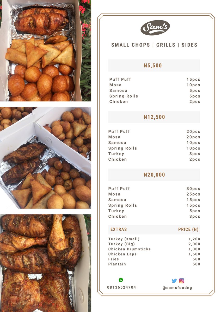 New Menu. 👇