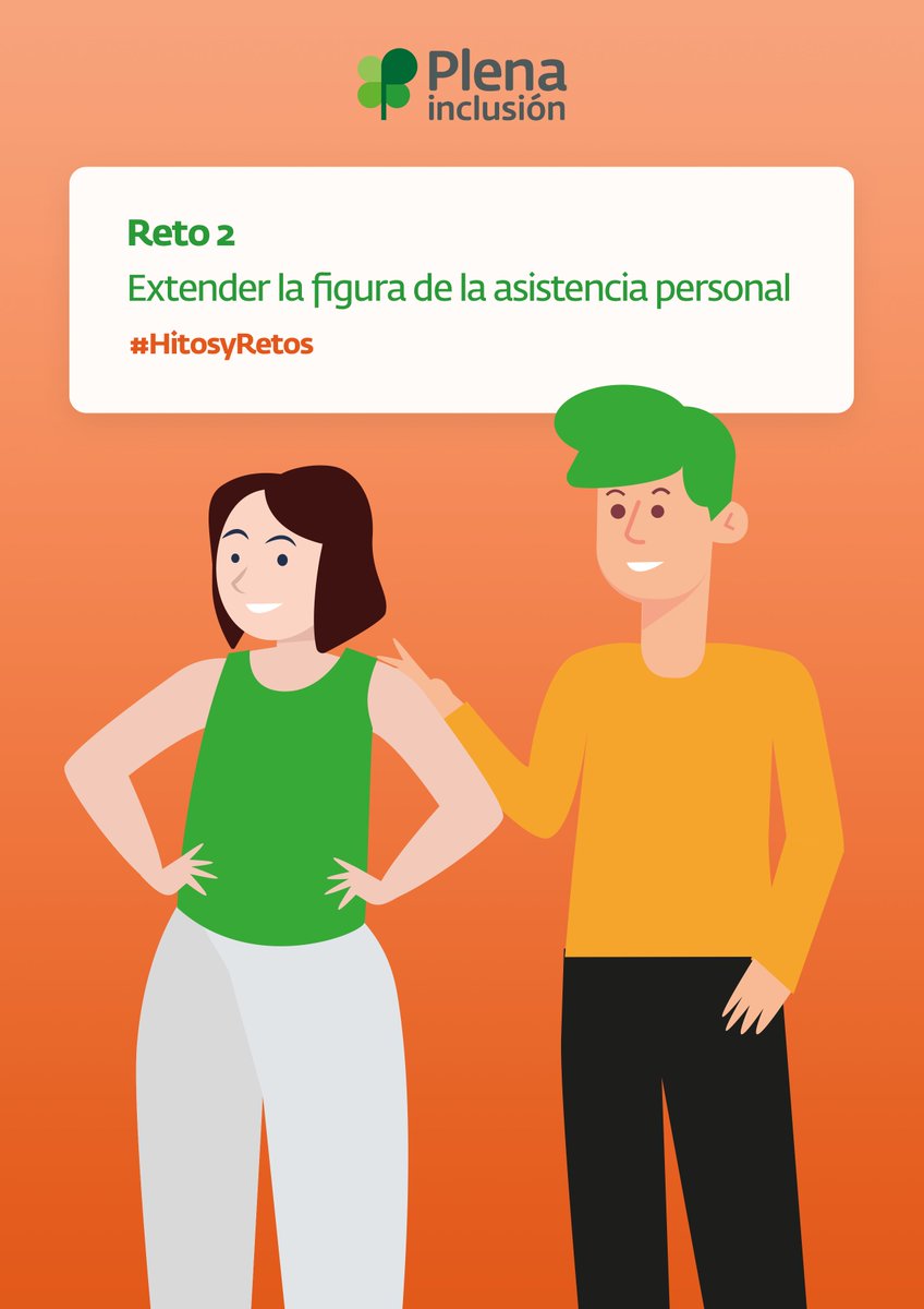 Plena inclusión destaca 5 #HitosyRetos del movimiento de la #discapacidadintelectual hoy #DiaInternacionalDiscapacidad

Reto 2. Extender la figura de la asistencia personal. Es una figura profesional que te apoya en tu día a día.

⬇️Conoce #HitosyRetos
plenainclusion.org/l/hitos-y-reto…