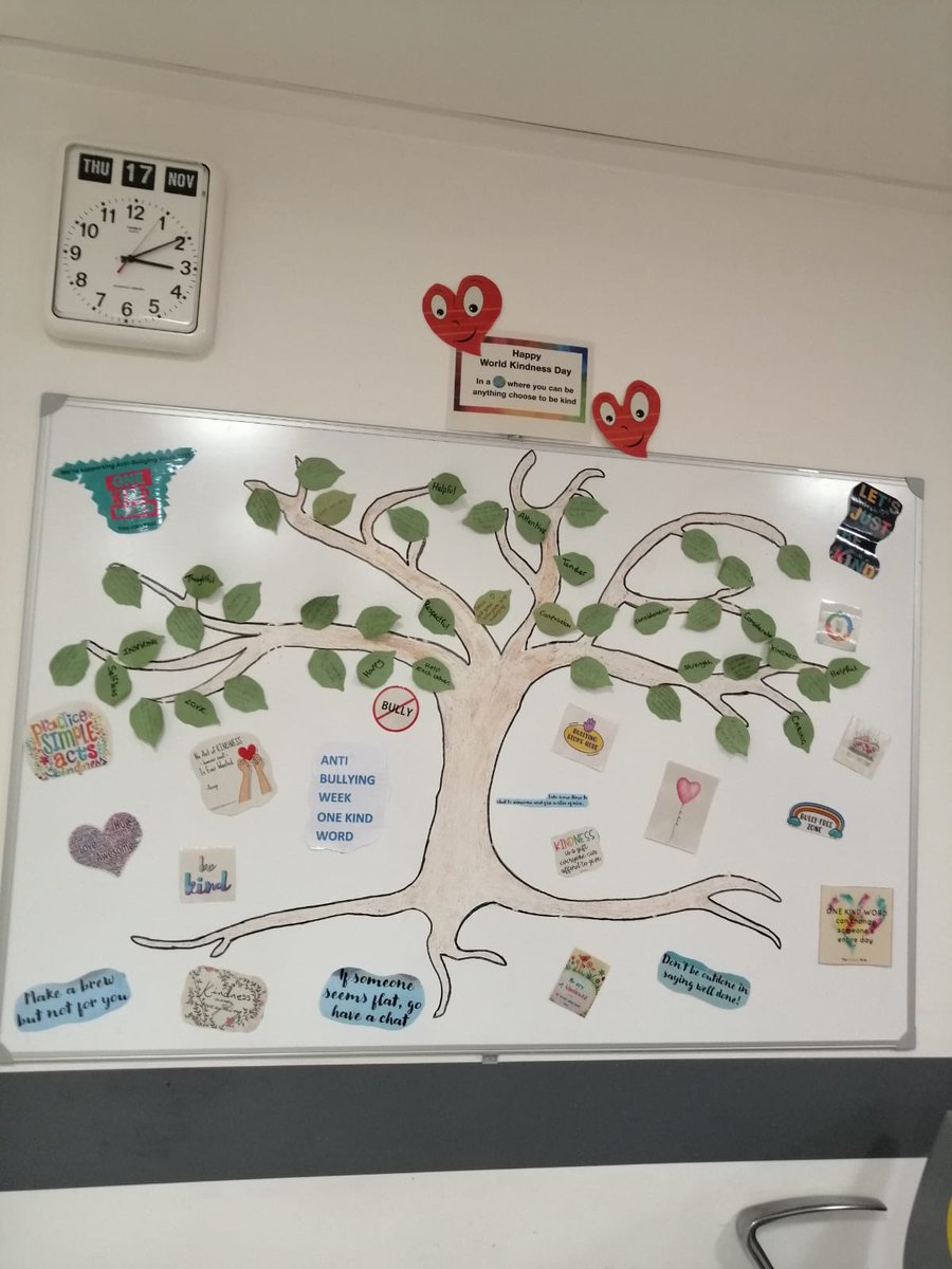 #hellomynameisShelley (@shelleybonbons) on Twitter photo Our kindness tree is flourishing, following Anti-bullying week where the theme was one kind word. <a href="/AltrinchamOpd/">AltrinchamOPD</a> @Margo_Kane <a href="/MFT_EDI/">MFT_EDI</a> <a href="/morag_doherty/">morag doherty 💙</a> Our kindness tree is flourishing, following Anti-bullying week where the theme was one kind word. <a href="/AltrinchamOpd/">AltrinchamOPD</a> @Margo_Kane <a href="/MFT_EDI/">MFT_EDI</a> <a href="/morag_doherty/">morag doherty 💙</a>