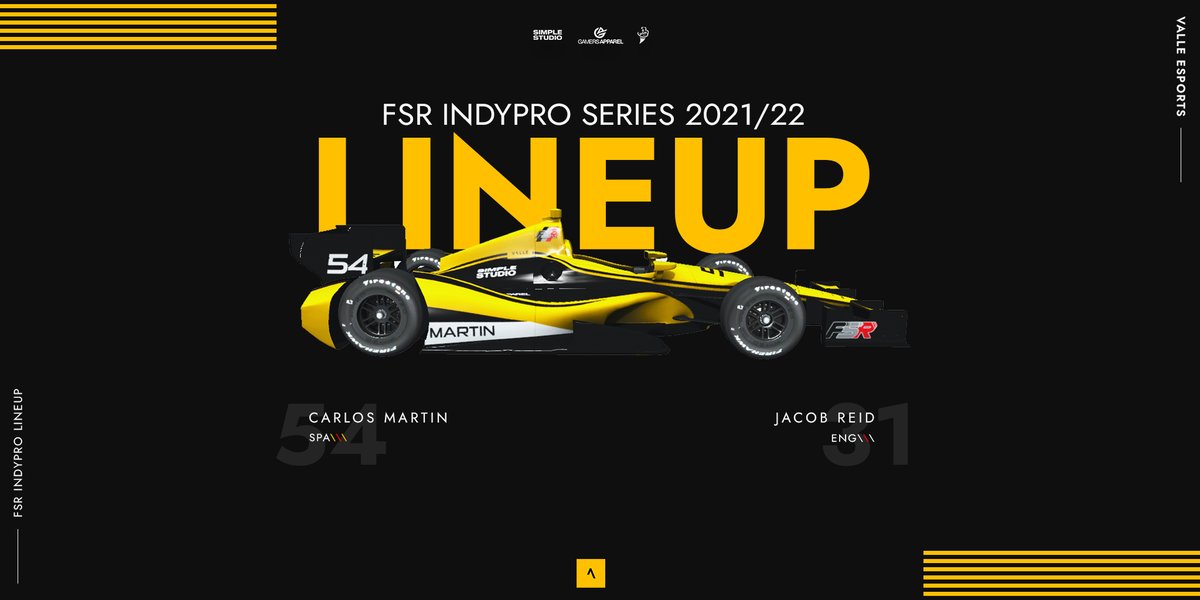 Things can change a lot in 12 months 😎

We are delighted to confirm our <a href="/FSR_esports/">Formula-SimRacing</a> IndyPro entry has been accepted! A massive step for us and a first taste of what 2022 could bring 👀

Look at that lineup 🔥 

#YellowSeason