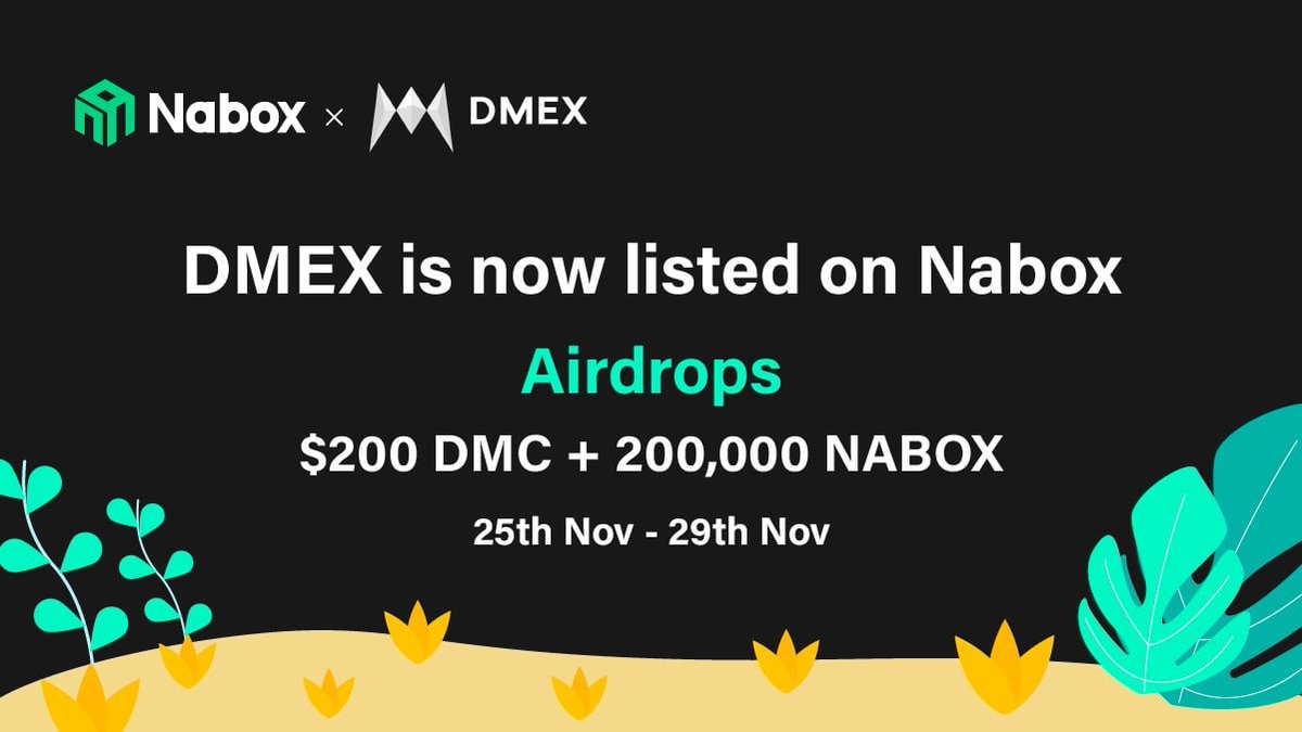 naboxwallet's tweet photo. Nabox ✖️ #Mdexswap joint #Airdrops  🥰

✅Retweet, like, @ 5 friends👇
✅Download Nabox 👉https://t.co/pFJBsm2wb3 
✅Follow @naboxwallet &amp; @DMEX_finance
✅Join https://t.co/tJdvkWQuC5&amp; https://t.co/0qENqPsEb7
✍️ form https://t.co/SXVbDWyUla

#NABOXwallet #Web3 #MDEX https://t.co/0JArHuYOrf