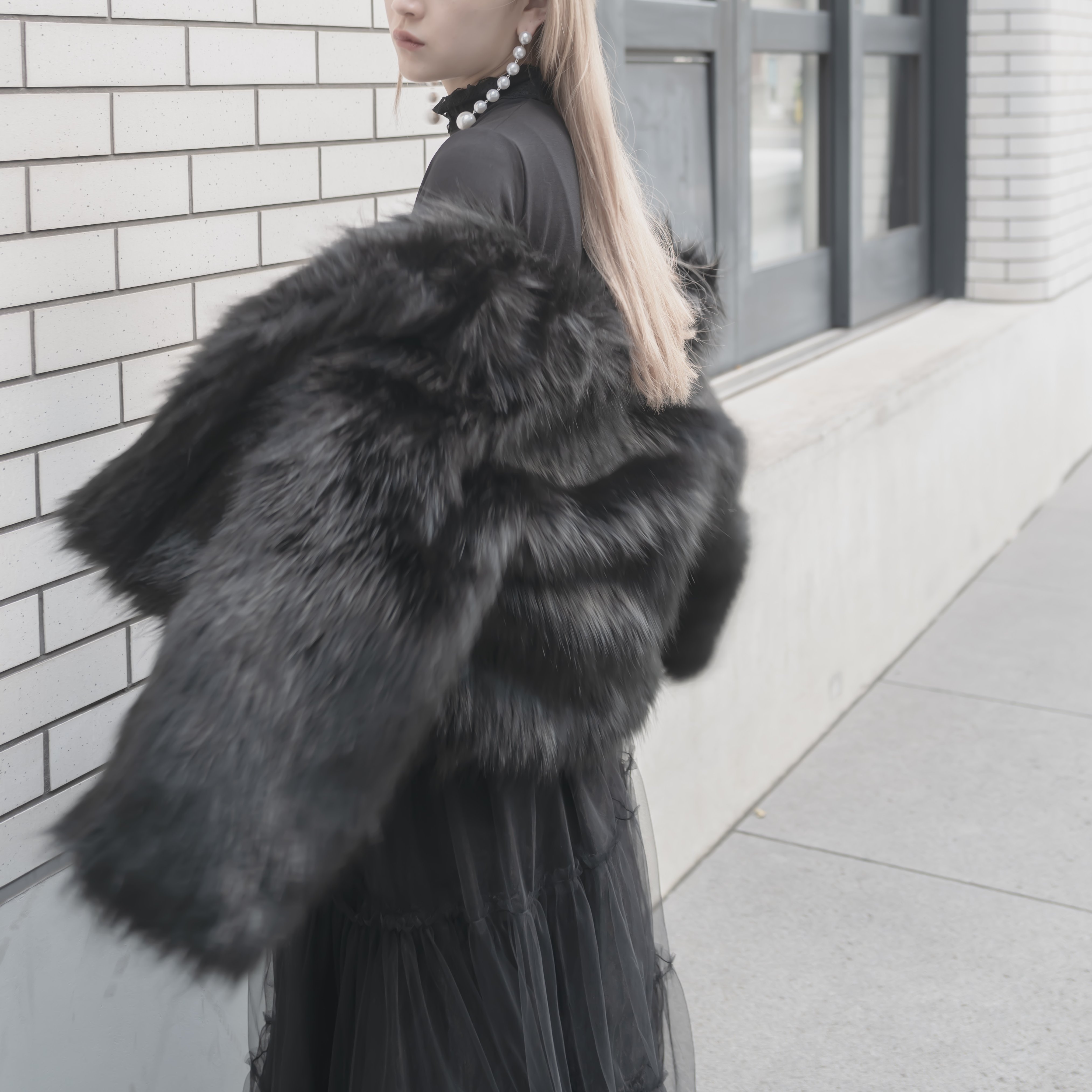 ストレッチドビー Fickle Bebe アウター メルトファージャケット