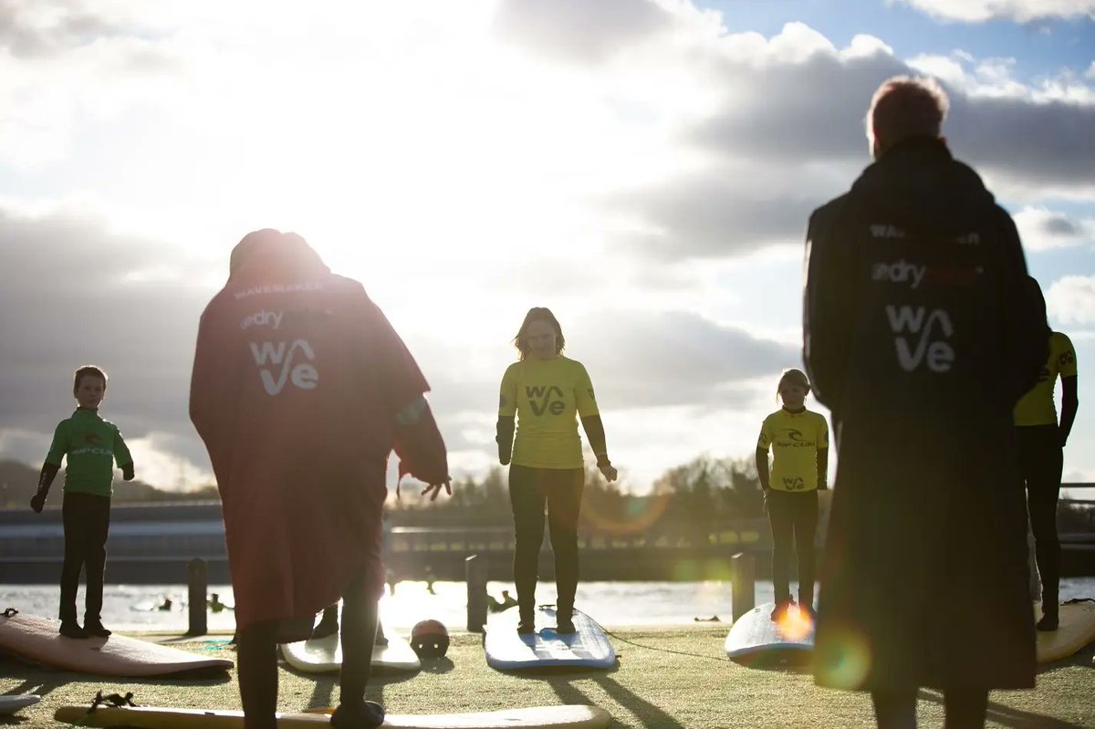 IAMPOSSIBLEFdn's tweet photo. The Surf Meet held at @TheWave was such an incredible experience! 

We brought together limb different individuals, adaptive coaches and @KoalaaCommunity #surfing #prosthetics for the first time!

What a day! 
Photo credit @ImageCabin https://t.co/TmioZ6OrNt