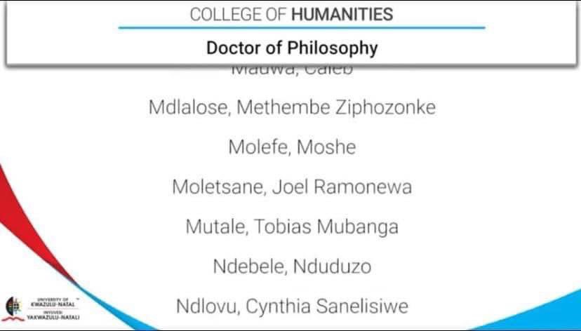 gabelamthunzi's tweet photo. Super proud of you my friends#UKZNSpringGrad2021 #UKZNGrad2021 Dr N.C Ndebele and Dr Mdlalose⭐️⭐️⭐️⭐️⭐️📚🙌🏽❤️ https://t.co/y2WosdwYiy