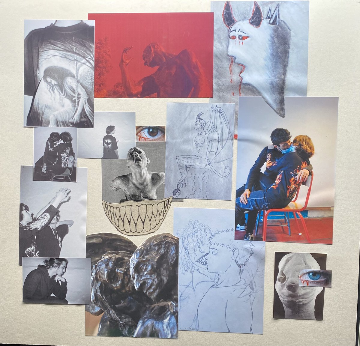 OlympedeGougesN's tweet image. Au musée Rodin avec les élèves de première arts plastiques pour l’exposition de leur travaux. Bravo à eux !