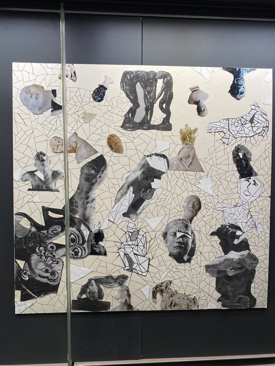 OlympedeGougesN's tweet image. Au musée Rodin avec les élèves de première arts plastiques pour l’exposition de leur travaux. Bravo à eux !