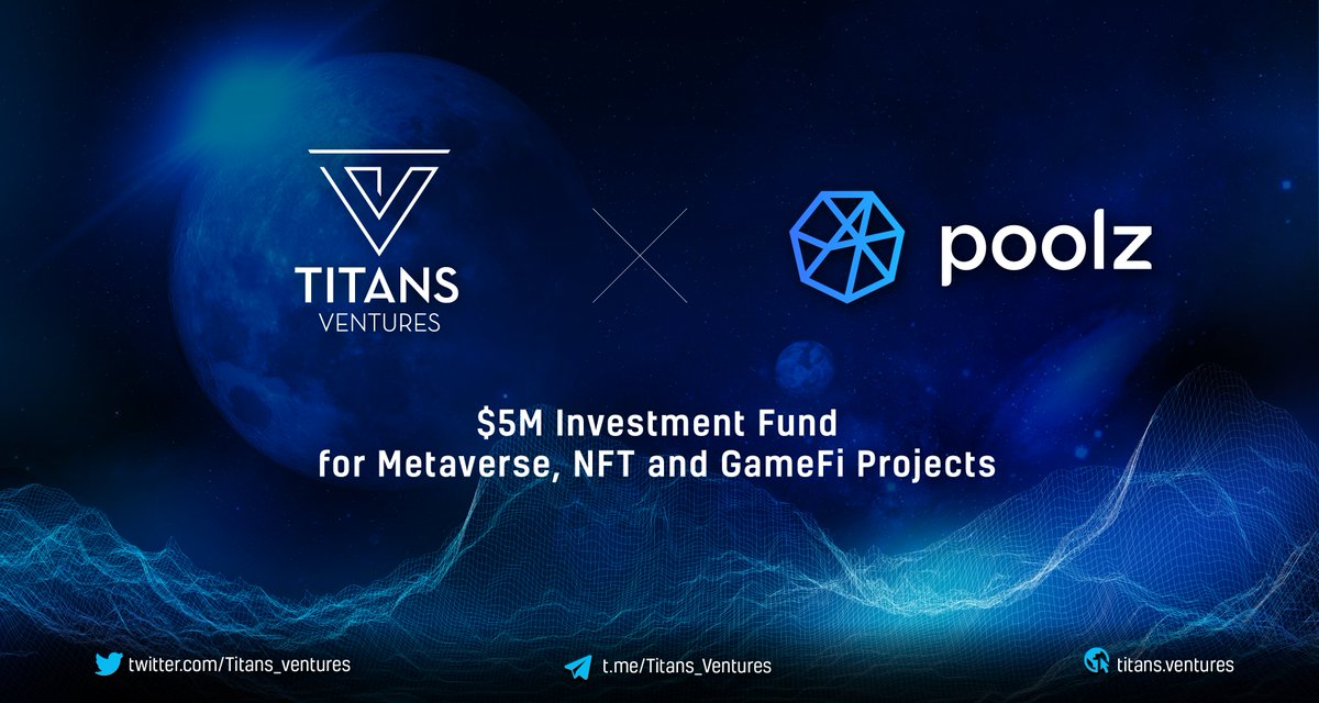 Titans_ventures's tweet photo. 📢 Titans Ventures &amp; @Poolz__  Announced a $5M Investment Fund for #Metaverse, #NFT &amp; #GameFi Projects 🔥

Through this co-investment fund, we hope to strengthen our network of strategic partnerships, increase the comprehensive influence worldwide 🌎

🔎 https://t.co/AH4isKUdN1 https://t.co/yn98UwA4sg