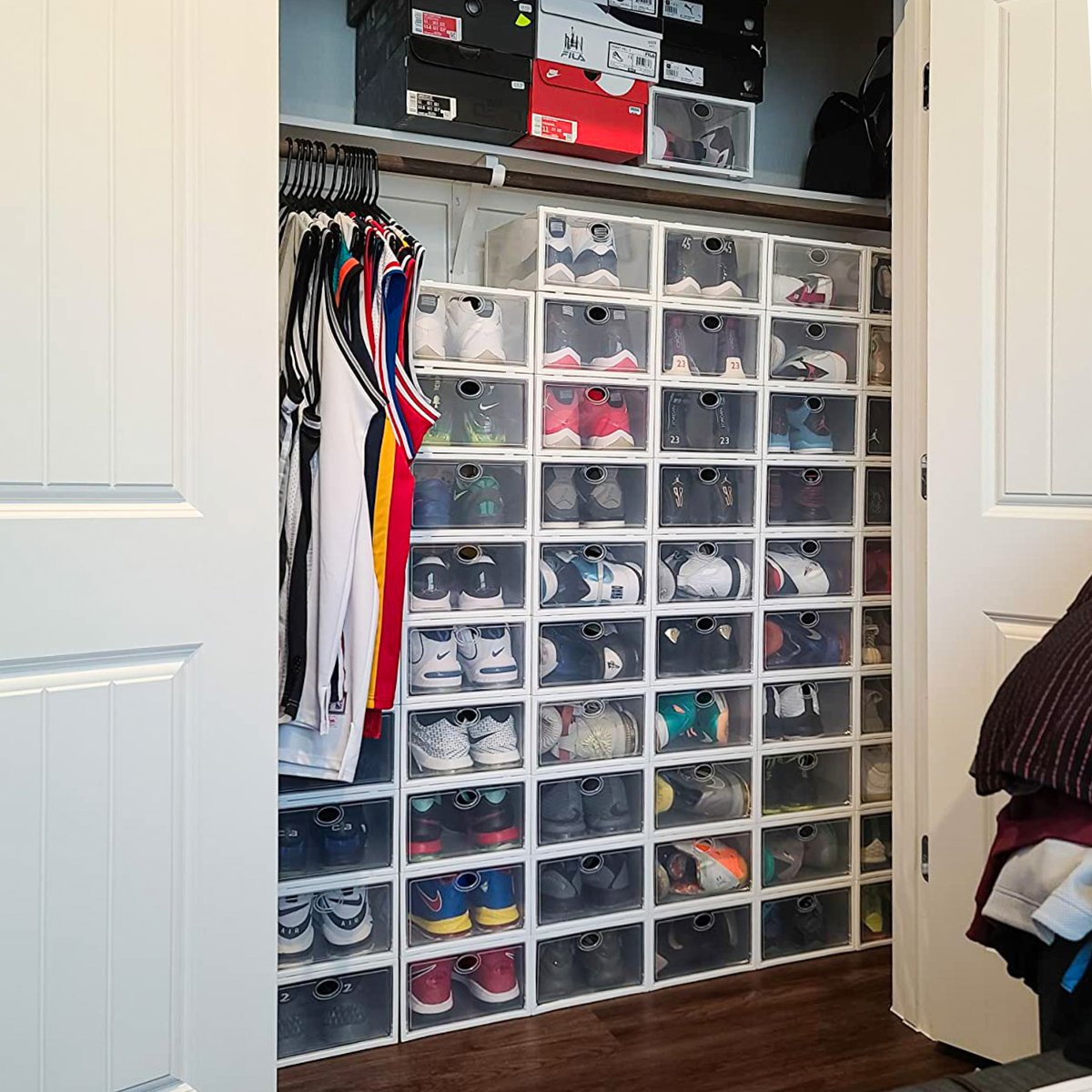 Pinkpum4's tweet photo. Where to use pinkpum shoe storage boxes? Anywhere. Whether you need storage in the closet for shoes, in the kitchen for grocery things, or in the bathroom for toiletries, these will do the trick.

#pinkpum #homestorage #storageideas #decorideas #storagesolutions #fashion https://t.co/iHuXB4piNA