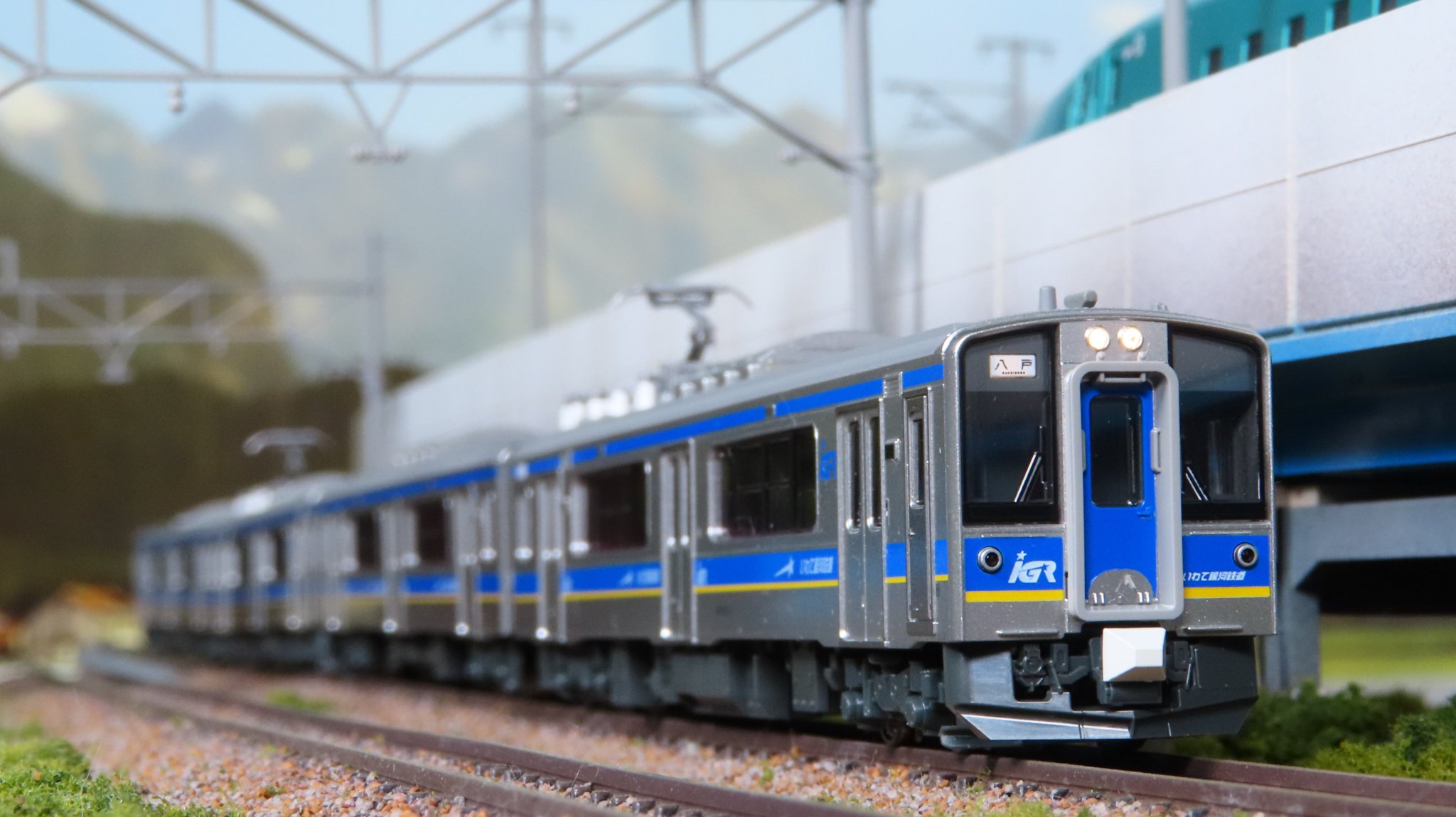 Nゲージ】KATO IGRいわて銀河鉄道7000系（滝沢市ラッピング） 削れる