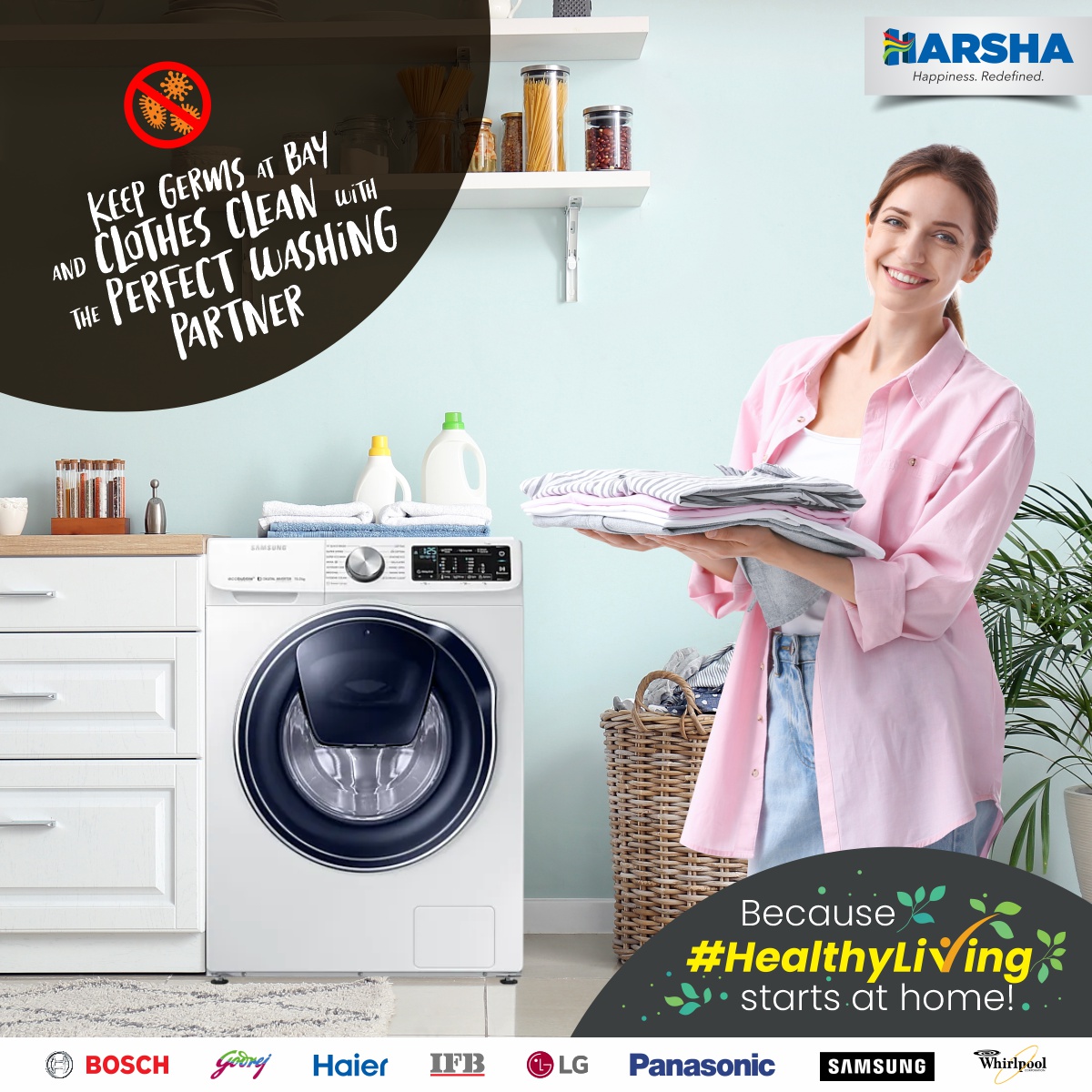 eHarshaIndia's tweet image. Upgrade your home with the latest in Front Loading Washing Machines from Harsha and keep germs at bay for the perfect cleaning! buff.ly/3pTDCMm #Harsha #WashingMachine #WashingMachineOffers #Deals #FrontLoad #FrontLoadWashing #Washers #Dryers