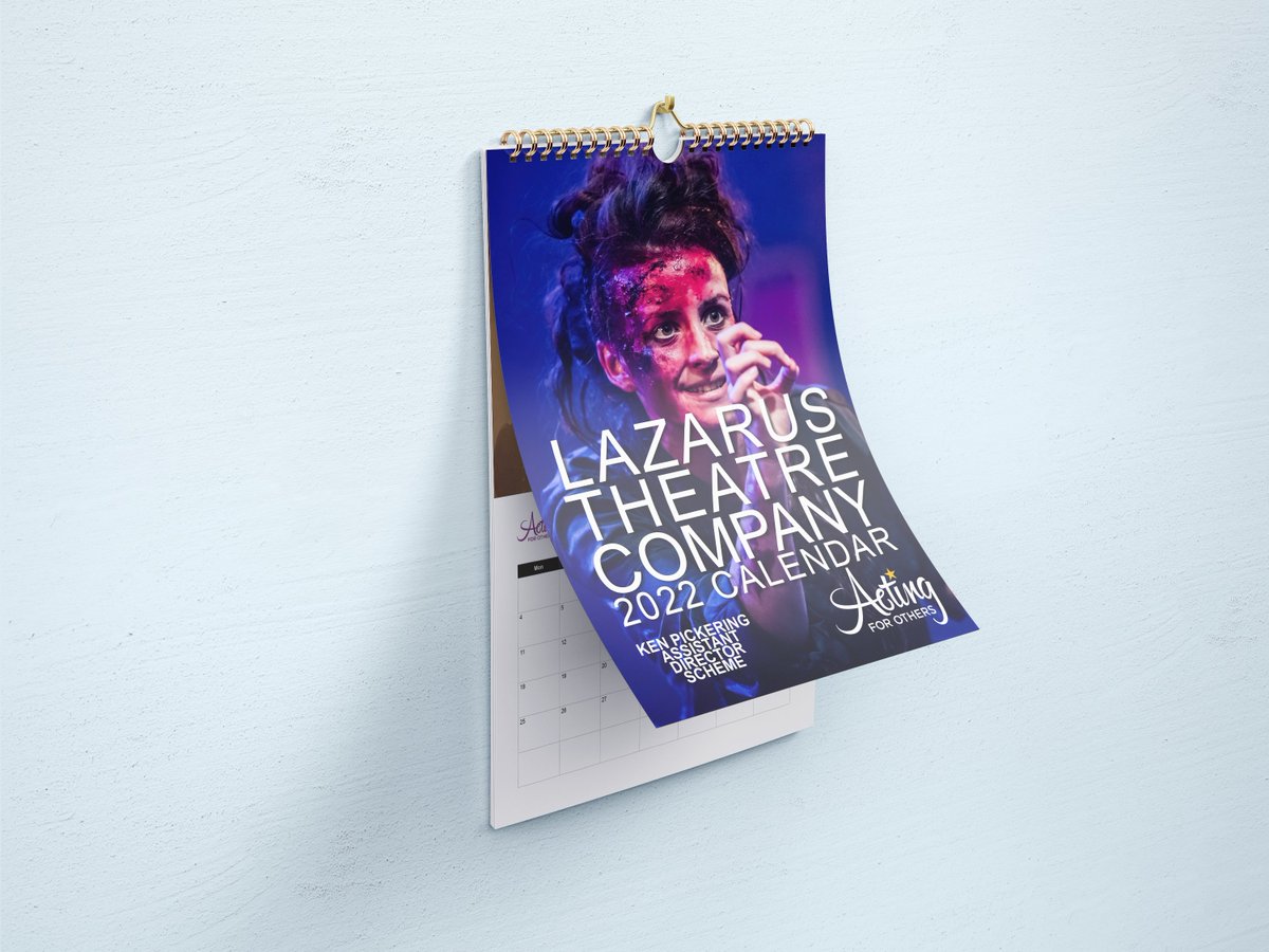 LazarusTheatre's tweet photo. The Calendar is just £12.50 if you buy before Dec 1st.
All proceeds will be split between @ActingforOthers &amp; our new Director training Scheme named in honour of #KenPickering.  You can pre order your #LazarusCalendar now! https://t.co/SHOgI5w0ek https://t.co/i4wPMSCrvr