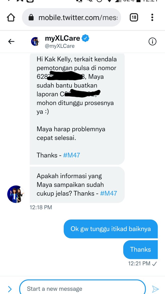 yocekelly's tweet photo. @myXLCare GW TUNGGU ITIKAD BAIKNYA, APAPUN HASIL AKHIRNYA GW AKAN UPDATE DI TWITTER DAN SOSMED GW https://t.co/qTtK6VNelL