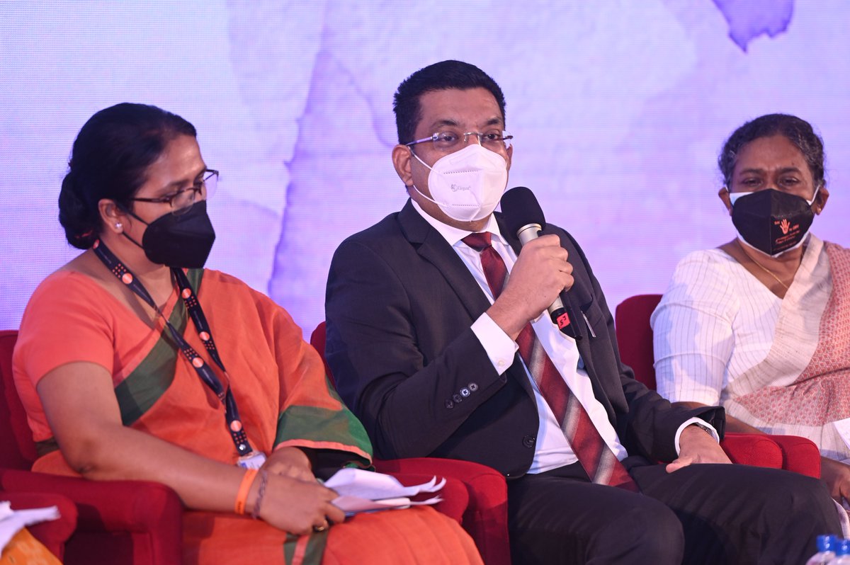 <a href="/UNFPASriLanka/">UNFPA Sri Lanka</a> @chrysalisgte <a href="/MOJSriLanka/">Ministry of Justice Sri Lanka</a> <a href="/ACTEDSriLanka/">ACTED Sri Lanka</a> <a href="/OxfamSriLanka/">Oxfam in Sri Lanka</a> <a href="/MenEngage/">MenEngage Alliance</a> <a href="/UNICEF_SriLanka/">UNICEF Sri Lanka</a> <a href="/UNHCR_SriLanka/">UNHCR Sri Lanka</a> <a href="/WFPSriLanka/">WFP Sri Lanka</a> <a href="/generation_sl/">Hashtag Generation</a> <a href="/dakki_16/">Dakshitha</a> <a href="/YANSriLanka/">Youth Advocacy Network Sri Lanka</a> <a href="/UNDP/">UN Development</a> The panel discussion begins w/ Hon. Ali Sabry, Min <a href="/MOJSriLanka/">Ministry of Justice Sri Lanka</a> speaking on the progress we have made in #lka in terms of #WomenInEducation. According to the Census 62% of undergraduates are women. Women in positions of strength + influence are needed to make a change in society.
