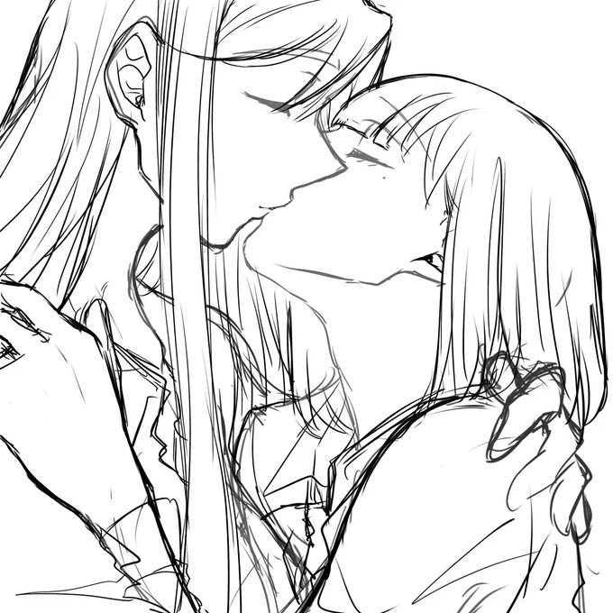 下描きを描く元気だけはある 