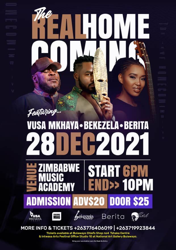 VusaMkhaya's tweet photo. #TheRealHomeComing

B U L A W A Y O

Tickets will be available at the Home of the Ninjaz @BulawayoChiefs &amp; @intwasa Arts Festival Office Studio 10 @BYOgallery

Get your tickets NOW NOW!!!

#MkhayaMusic https://t.co/ueC7HSNiJP
