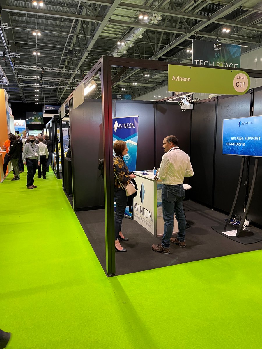 Also today, our team is still present at @GEOBusinessShow to discuss your #geospatial software and service needs. Pass by our booth (C11) to learn more on emerging #technologies, #sustainability, and #GIS &amp; #data. #GEObiz