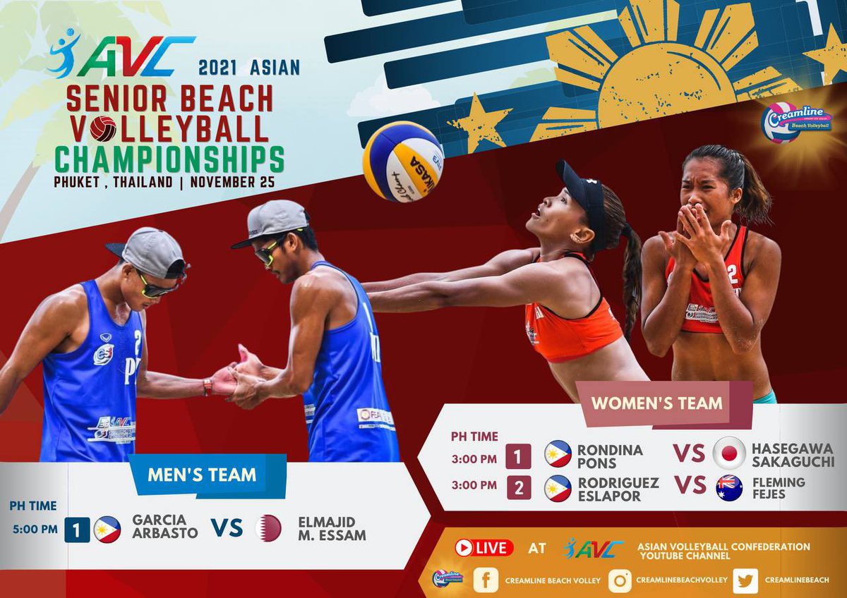 Creamline Beach Volleyball tweet media