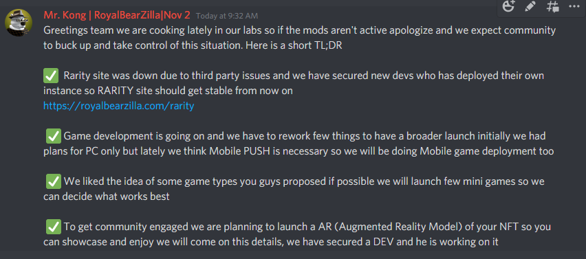 Royal Bear Zilla 3D|🎮Game Loading..Buy@MagicEden tweet media