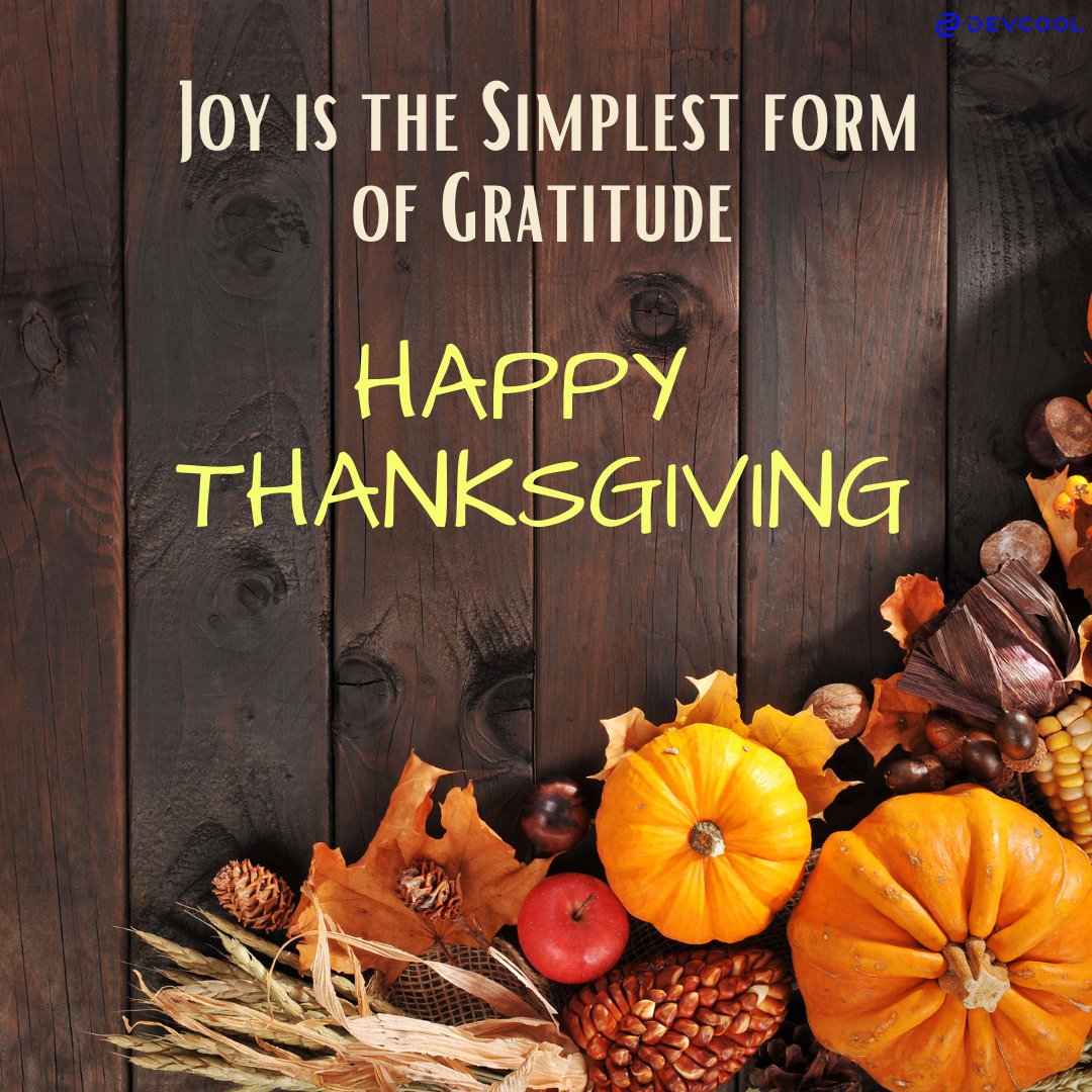 DEVCOOLINC's tweet photo. Wear gratitude like a cloak, and it will feed every corner of your life! Happy Thanksgiving Day
#Thanksgiving #hipaas #devcool #Thanksgiving2021 #healthcareIT https://t.co/DfviBS07YN