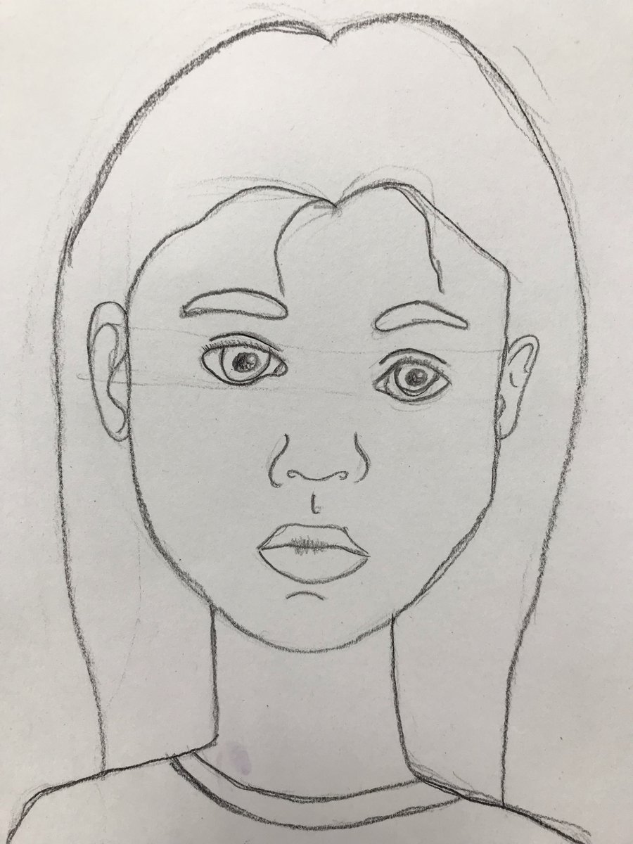Amaia_Movie's tweet photo. We were impressed by Annabelle's confident linear drawing. Smashing use of grey and black pencils.
#Portraits #LinearDrawing #Year7Art https://t.co/V4Ch706nfe