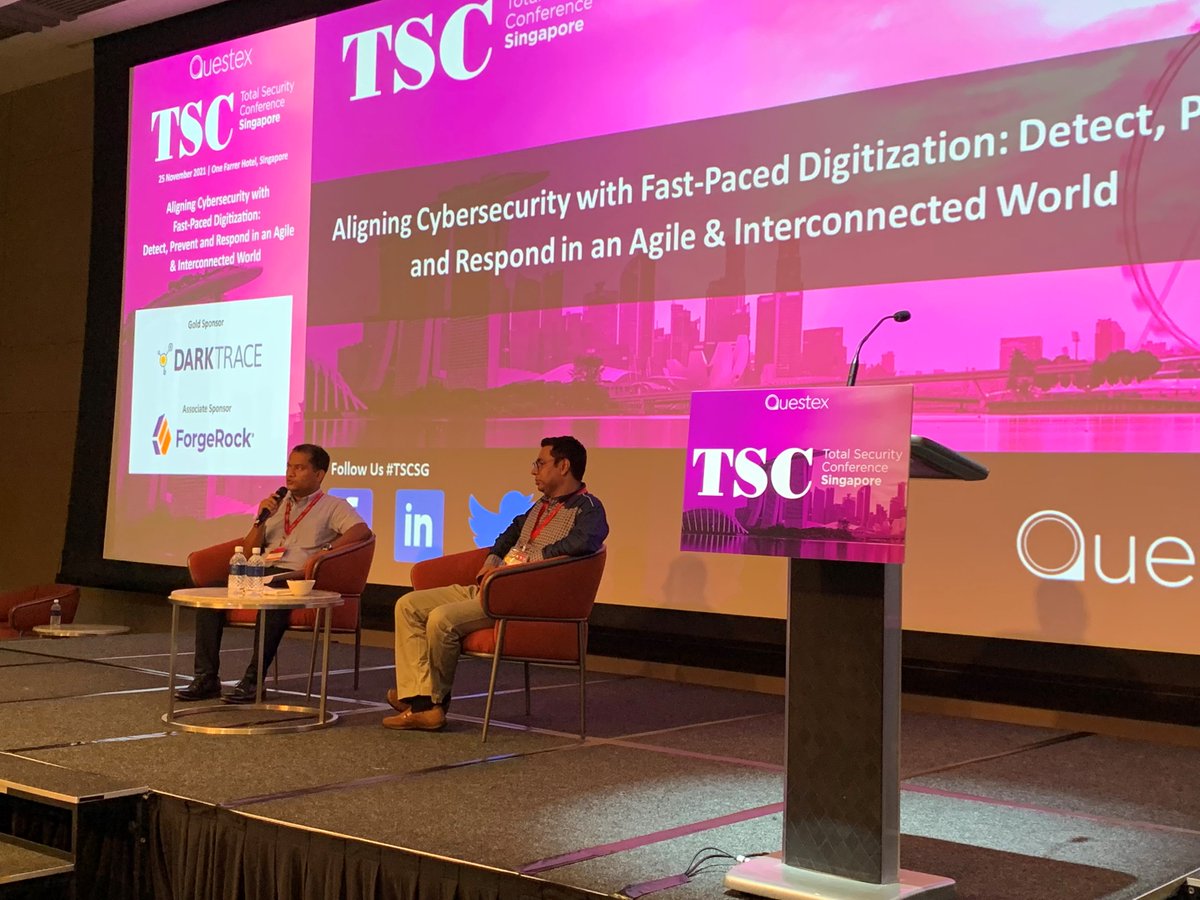 QuestexA's tweet photo. Fireside Chat session on secure cloud topic “Securing Cloud: Overcoming Hybrid Challenges and Cybersecurity Supply Chain Risks”
#QuestexAsia #TSCSG #Singapore #Liveevent #IT #Security #CISO #chiefinformationsecurityofficer #informationsecurity #cybersecurity #securitymanagement https://t.co/odnu2twyJw