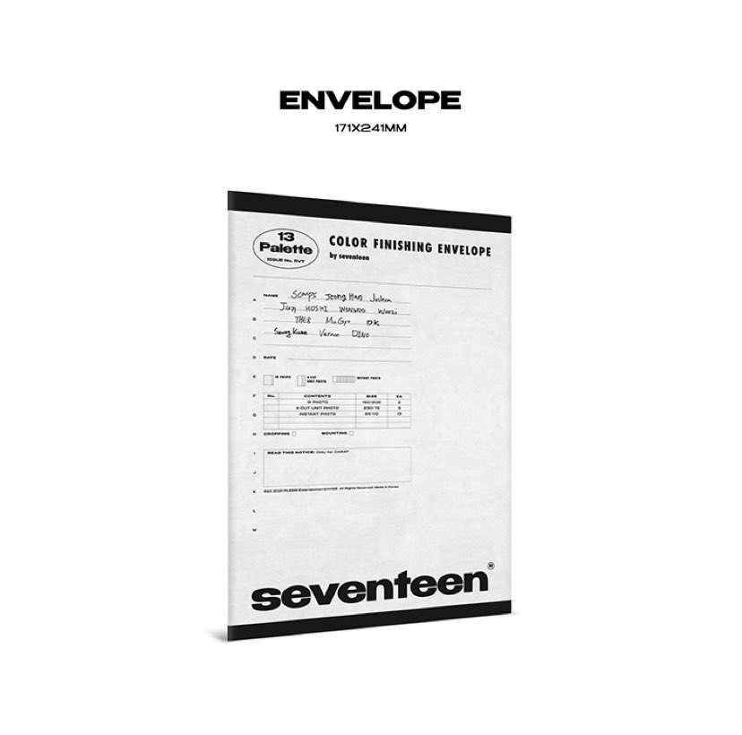 kyeomsgal's tweet photo. 1. Photobook + Envelope (Global Edition) 

💰RM25 #pasarseventeen #pasarSVT https://t.co/CTLBIoFTu0