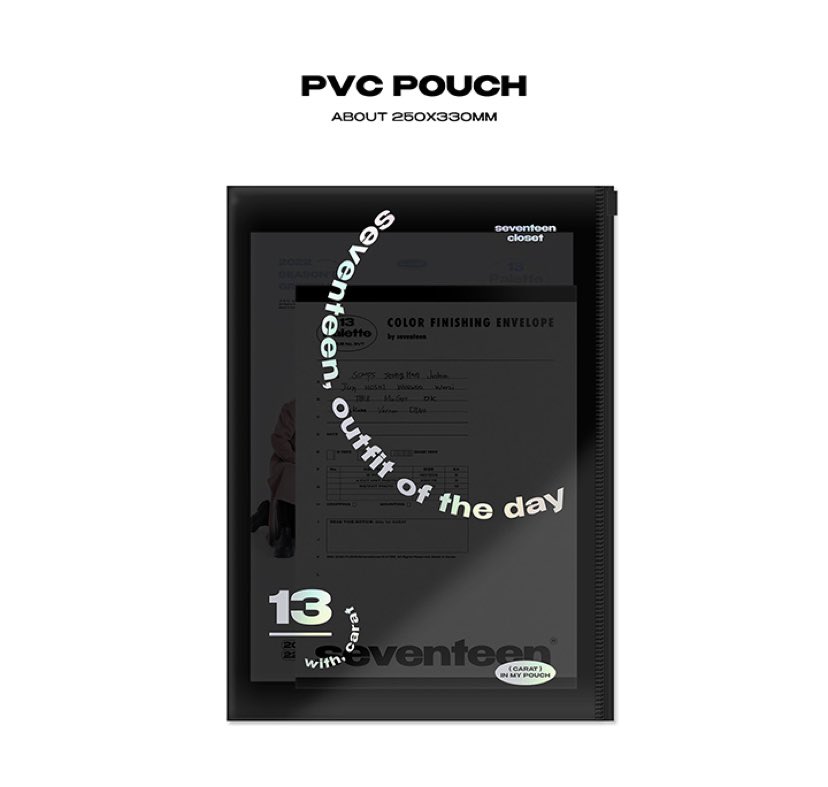 kyeomsgal's tweet photo. 6. PVC Pouch + Digital card (Japan Edition) 

💰RM10 #pasarseventeen #pasarSVT https://t.co/jA7bsneGje