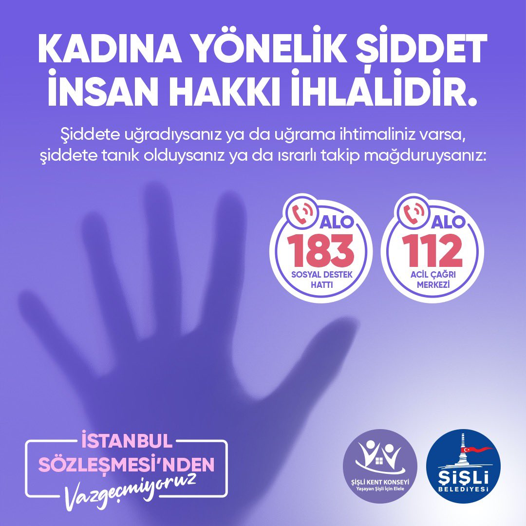 Kadına yönelik şiddete karşıyız, mücadelede kararlıyız!

Kadına yönelik şiddetin kaynağı olan toplumsal cinsiyet eşitsizliğini ortadan kaldırmak için çalışmaya devam ediyoruz. Hiçbir canlının şiddet görmediği bir toplumda yaşamak umuduyla…