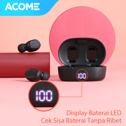 Acome Headset Earphone Bluetooth 5.0 