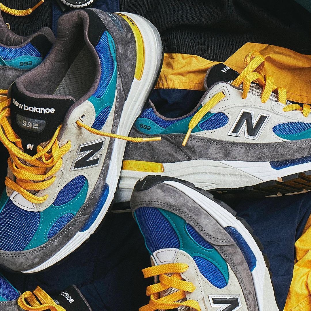 New Balance 992 ‘Colorblock’ 1.25 Free Shipping