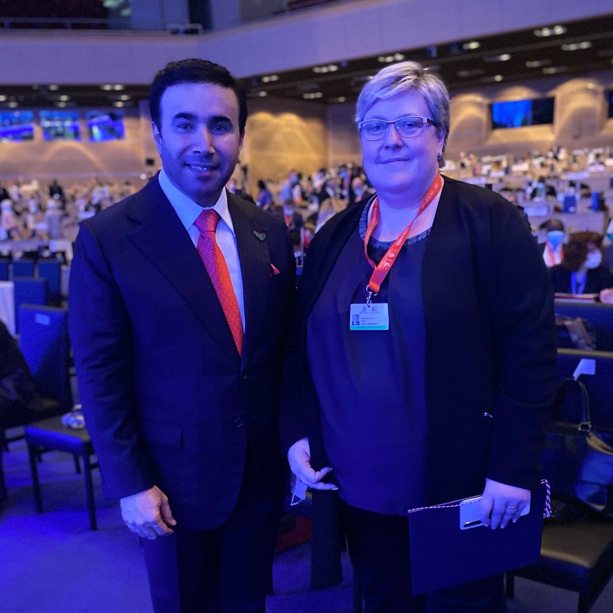 SarkaHavrankova's tweet photo. Ahead of our speeches this morning where we will each present our vision for the future of #INTERPOL to delegates at #INTERPOLGA in #Istanbul #Turkey | #INTERPOLelections #INTERPOLpresident https://t.co/vSNwKrg4Su