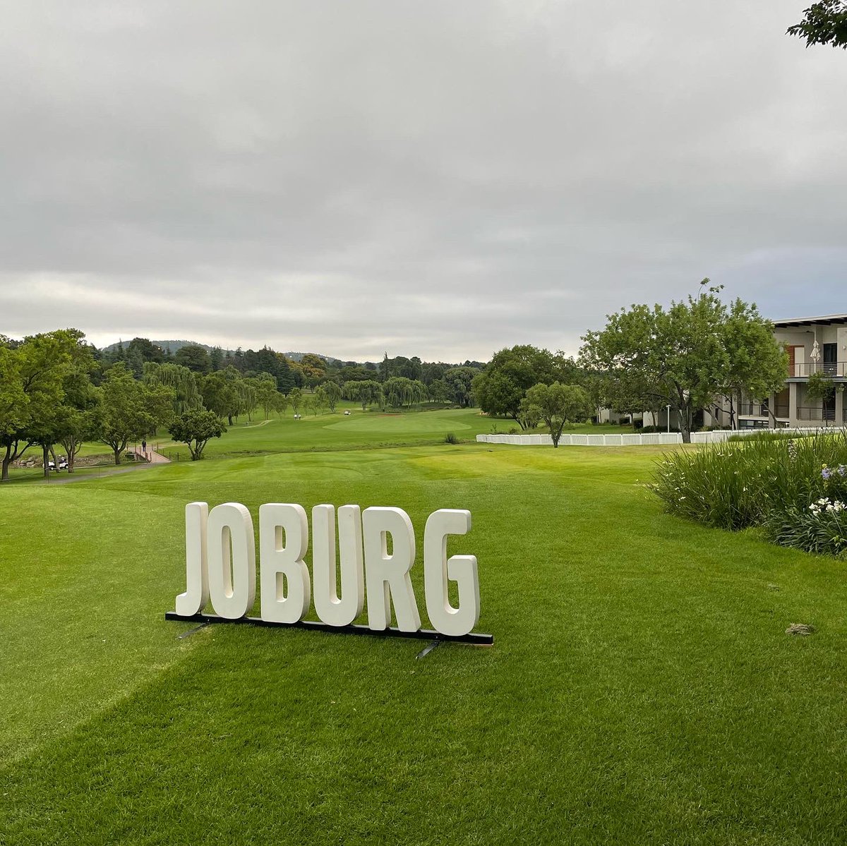 The <a href="/JoburgOpen_/">Joburg Open</a> has finally teed off.

Looking forward to the next couple of days at the <a href="/DPWorldTour/">DP World Tour</a> and <a href="/Sunshine_Tour/">Sunshine Tour</a> co-sanctioned tournament. 

Should be fun, pull in if you can⛳️…🏌🏾‍♂️

#JoburgOpen
#Golf