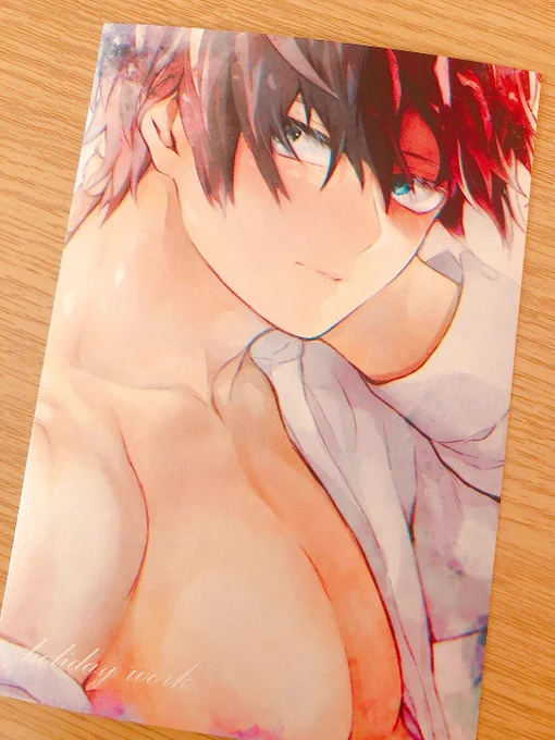 作ってたポストカードも届きました!
用紙のペルーラの質感が絵柄に合ってる気がします
来月のそばそばで配布します〜👍 