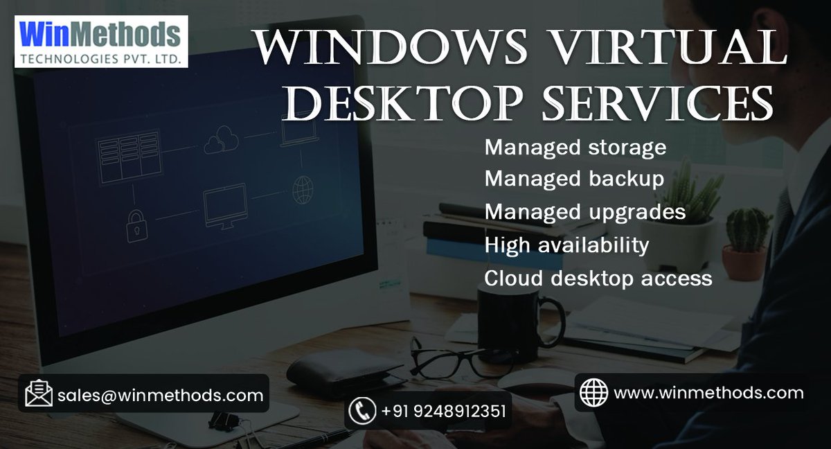 winmethodstech's tweet image. Are you wondering how you might optimize your #WindowsVirtualdesktops? #WinMethods is the Right place Migrate your Remote Desktop Services. Save IT Costs. Contact us !!
✅High Security Provided
✅24/7 Support
✅Certified Teams
✅Microsoft Gold Partner