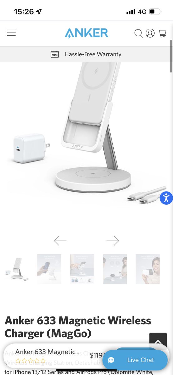 C6H5COOOH's tweet image. MagGoシリーズがついに日本にも来たのは嬉しいけど早く633（パススルー対応?下に端子があるのかな）出してくれ
#Anker #magsafe #maggo