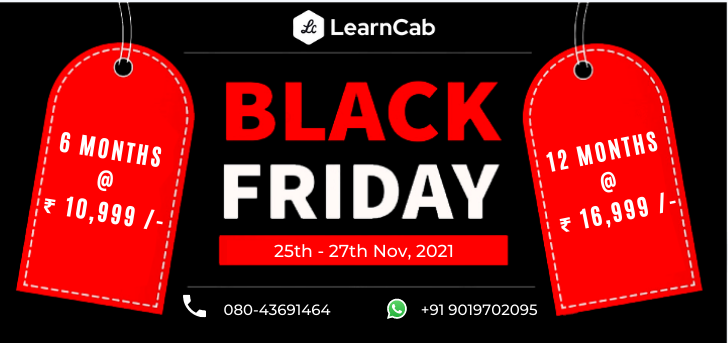 tweetLearnCab's tweet photo. Black Friday Deals is Live Now!! 🔥 Crack May/Dec 22 exam with LearnCab. 
Get Up to 40%* OFF on 6 Months &amp; 12 Months packs!! Valid from Nov 25th - 27th. 
📞08043691464 or Whatsapp:  https://t.co/g4CQB9X21p 
Avail Now: https://t.co/BOHGvT6xqO
 #blackfriday2021 #blackfridaydeals https://t.co/fIZHUuYBrF