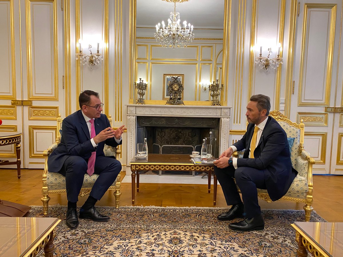 Malgorzata_Th's tweet photo. Presentation of the preparations for @TheGameFair 2022 to Ambassador of #Kazakhstan in #France, Jean Galiev, with Alexandre Figère, Director.

#hunting #chasse #horse #cheval #kokpar 
@departement41 
@FFEquitation 
@DaukeyKokpar 
https://t.co/o8ISggLWZy 
https://t.co/nczodWVYyw https://t.co/JYDS1s3knY