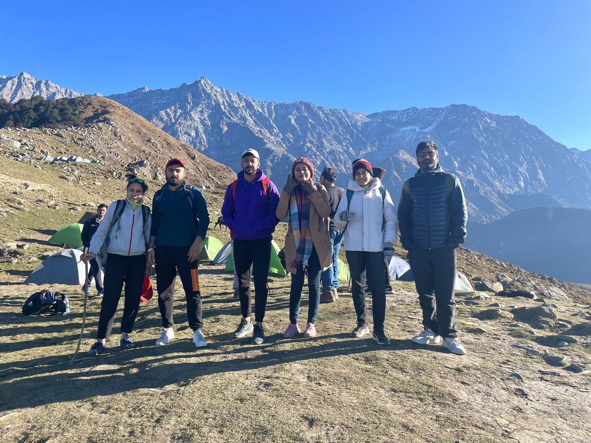 RADTechPro's tweet photo. "We travel, initially, to lose ourselves; and we travel, next to find ourselves”
The first official trip to Triund - we have accumulated memories for a lifetime to cherish.
#RADTechPro #RADTeam #travel #memoriesforlife #triund #adventuretravel #teamgoals #travellers https://t.co/zagDNnOf1F