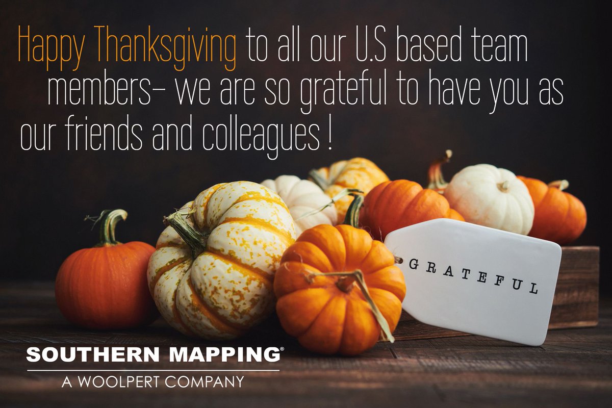 SouthernMapping's tweet photo. #woolpert #Thanksgiving https://t.co/4nqHwuTRW3