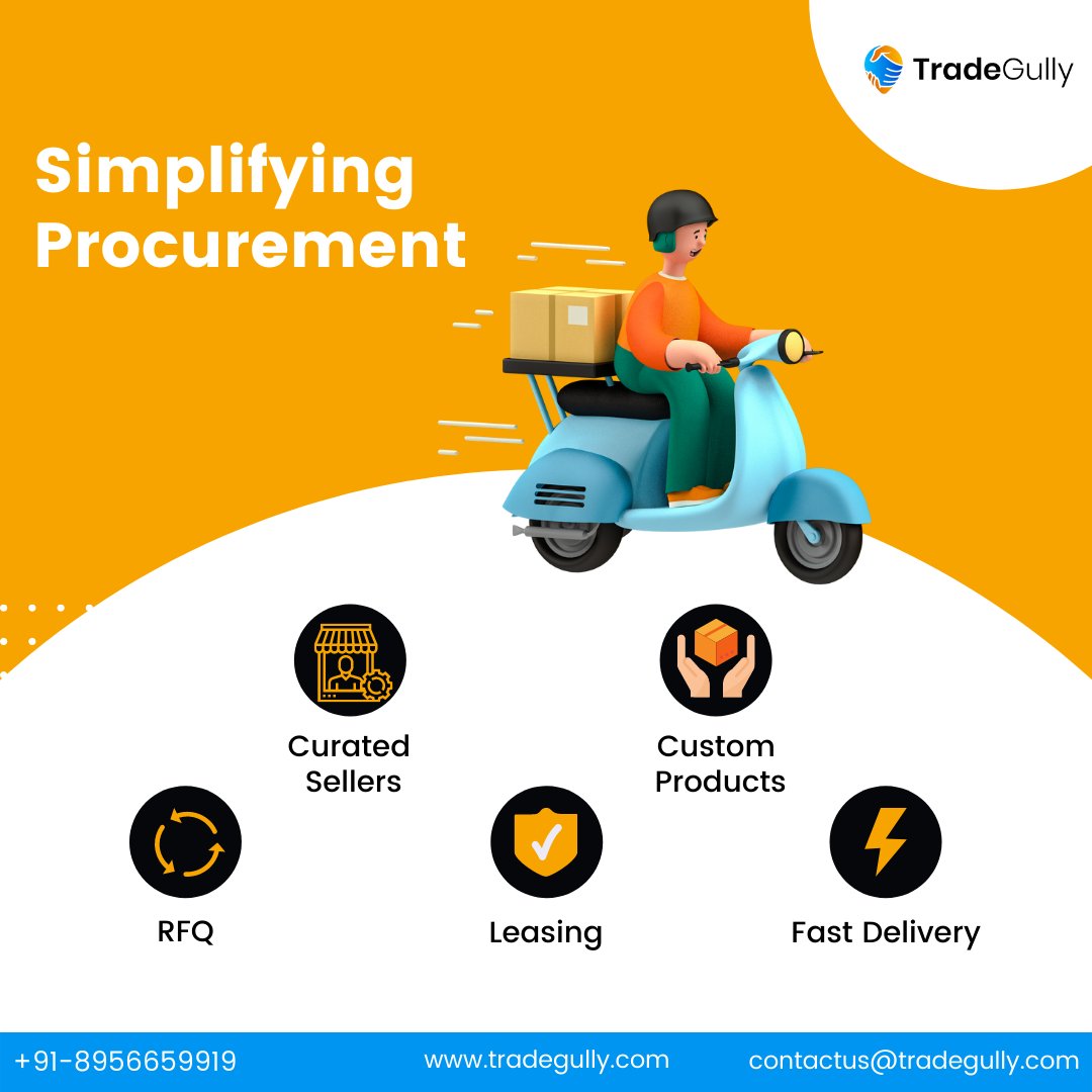 tradegully_b2b's tweet photo. Ever heard of business #procurement made easy? Well, now see it yourself at https://t.co/2j3jONEIpM. Simply Search, select and checkout. Free yourself of concerns around #findingvendors, checking their credibility and overseeing their #performance. Improve your own #ROI. https://t.co/VfLStRzMEL