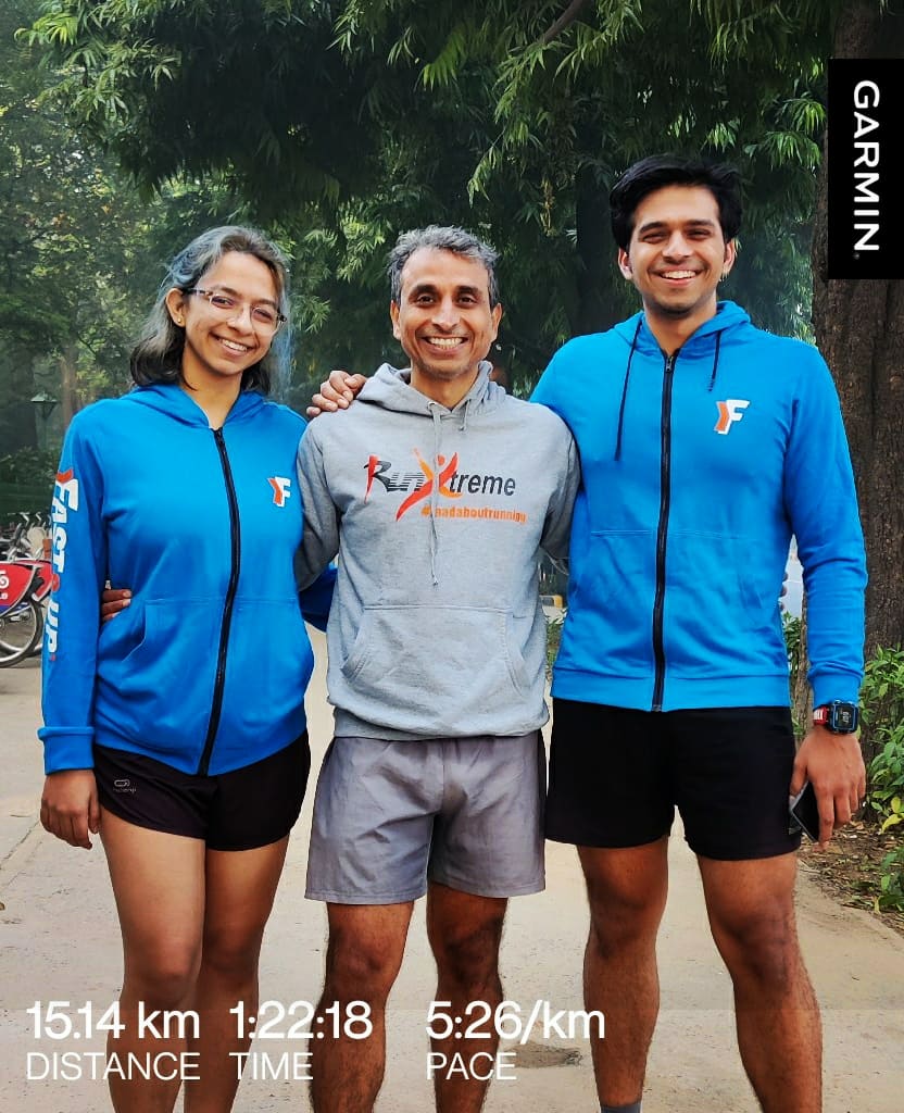 tarun_rw's tweet photo. The Debutant The Dreamer & The Chaser
On the road to @NDelhiMarathon
#runXtreme
#BeatYesterday #GarminIndia #fitnessinfluencers
#Fastandup #fastandupfitsquad #RunForGoodIndia #SauconyIndia #RunForGood
#Saucony #fathersongoals #fatherdaughtergoals
#FitwithT #fabatfifty
#fitatfifty https://t.co/UuYul88ir3