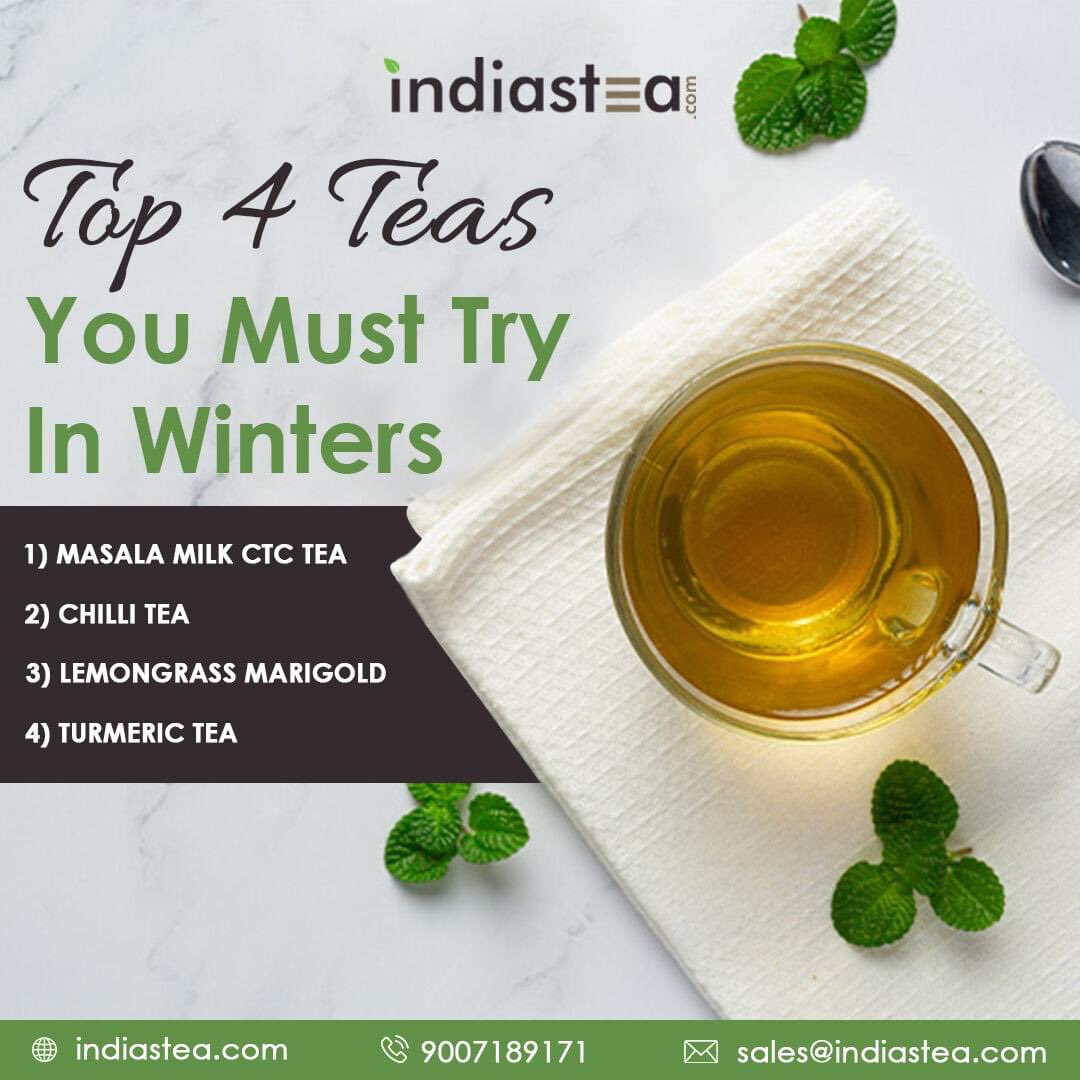 This winter make it special and warming with these 4 teas from IndiasTea. Visit: indiastea.com #tea #teatime #coffee #tealover #tealovers #chai #love #food #greentea #teaaddict #foodie #blacktea #cafe #instagood #foodporn #healthy #organic #teacup #tealife #breakfast