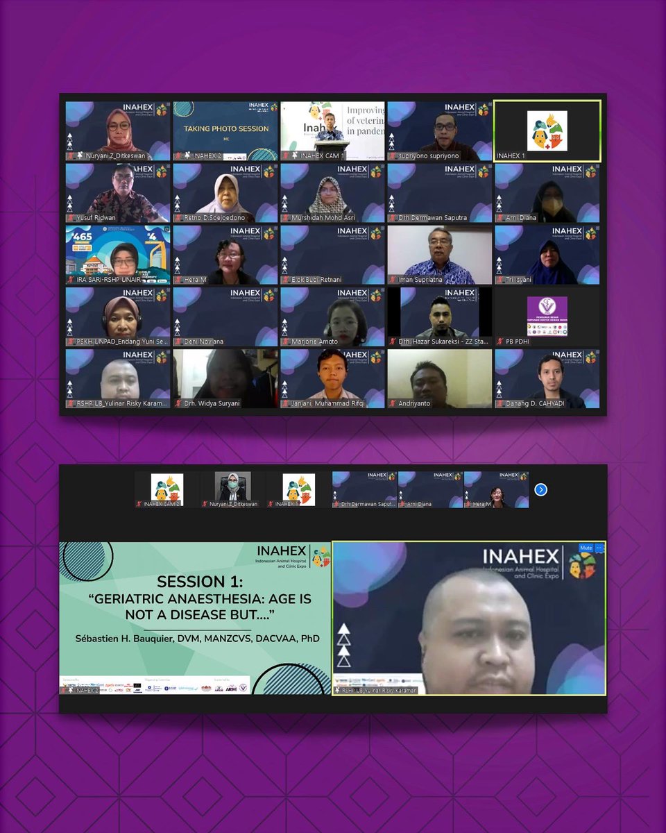 #FKHIPBNews
Hai, #FKHIPBnesian !

Indonesia Animal Hospital and Clinic Expo (INAHEX) 2021 diselenggarakan secara daring tanggal 2-12 November 2021. INAHEX tahun ini meliputi berbagai rangkaian acara, antara lain Continuing Professional Development (CPD),