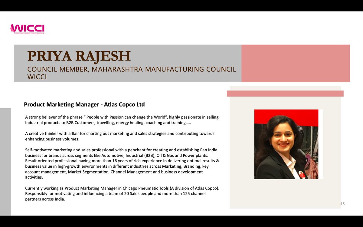 WICCI Maharashtra Manufacturing Council tweet media