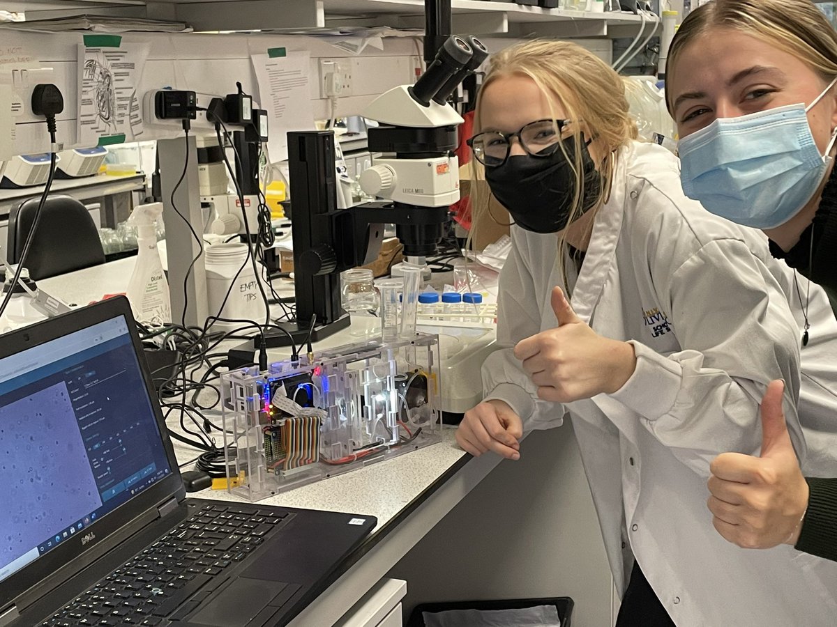 StewPlaistow's tweet photo. Great to see @bellamarymars and Charlotte getting started with their #Planktoscope projects today 👌🏻 https://t.co/Gre5wN3WVi