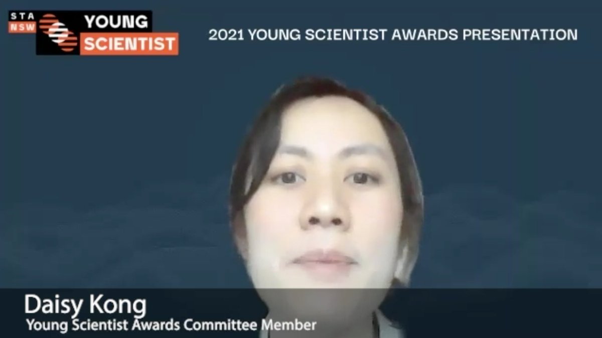 Young Scientist (@stansw_ys) on Twitter photo <a href="/STANSW_YS/">Young Scientist</a> Committee Member Daisy Kong opens Day 4 - Part 1 of the #YSAwards2021. Join us live on Facebook now - facebook.com/events/4174334… <a href="/STANSW_YS/">Young Scientist</a> Committee Member Daisy Kong opens Day 4 - Part 1 of the #YSAwards2021. Join us live on Facebook now - facebook.com/events/4174334…