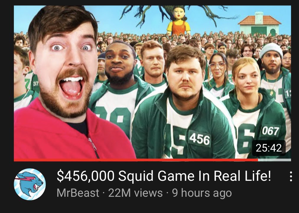 smlemusic's tweet photo. This is insane!! Cant believe i was a part of such an incredible project! Thanks so much @MrBeast for letting me be a part of it! And a special thank you to @RaptorDaRaptor for putting it together! https://t.co/cMRheRYqr5