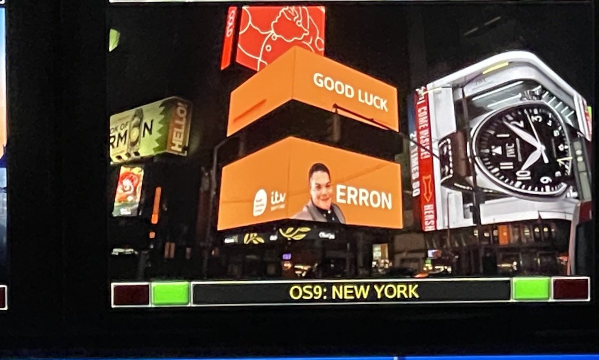 The Times Square they are a changin’…after putting 5000 hours of @GMB brilliantly to air ⁦@errongordon⁩ is off to wave his magical director’s wand in another news pasture. Good luck mate!
